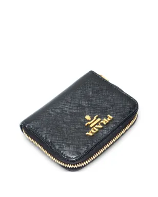 Prada ビンテージ 2020-2025 サフィアーノ ジップウォレット - ブラック - サムネイル3