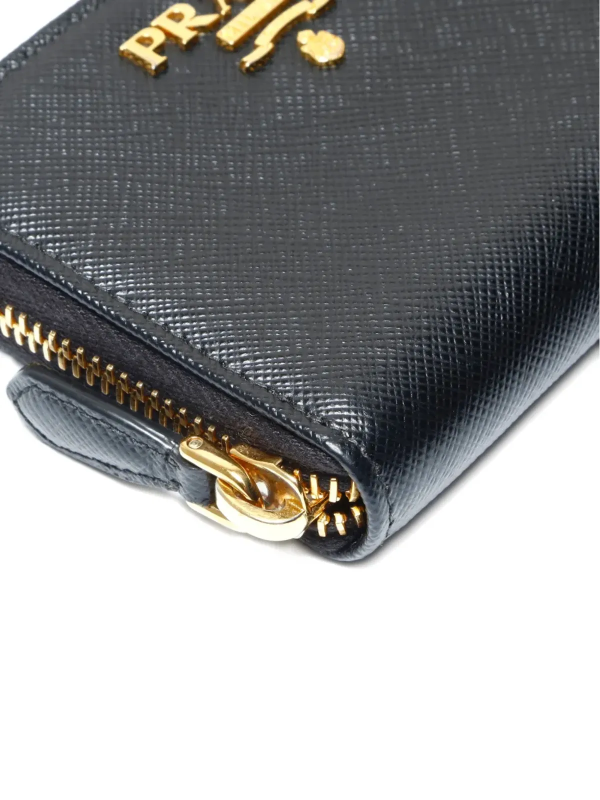 Prada ビンテージ 2020-2025 サフィアーノ ジップウォレット - ブラック - 画像4