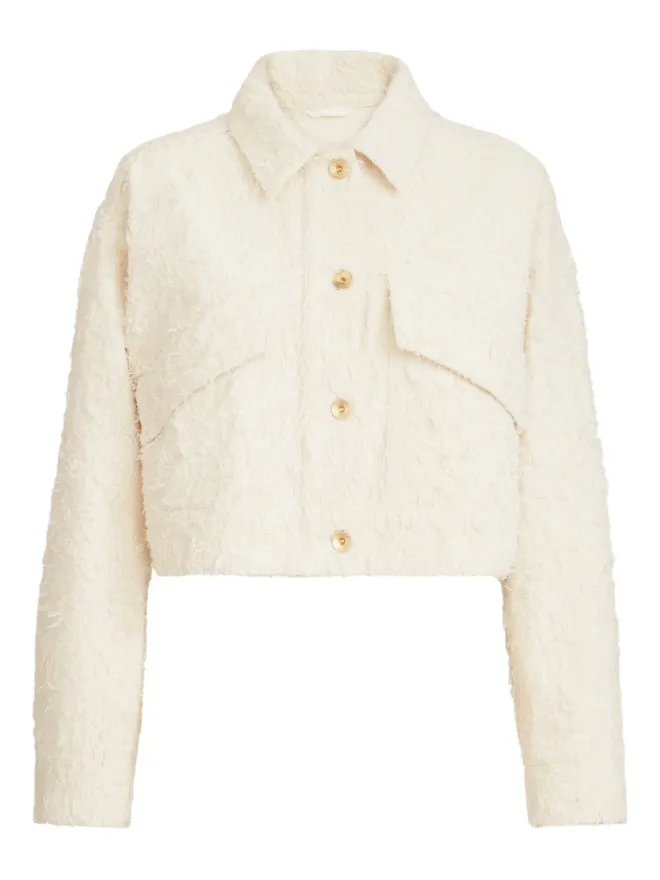 Brunello Cucinelli Brunello Cucinelli ファジーテクスチャー ジャケットの商品画像