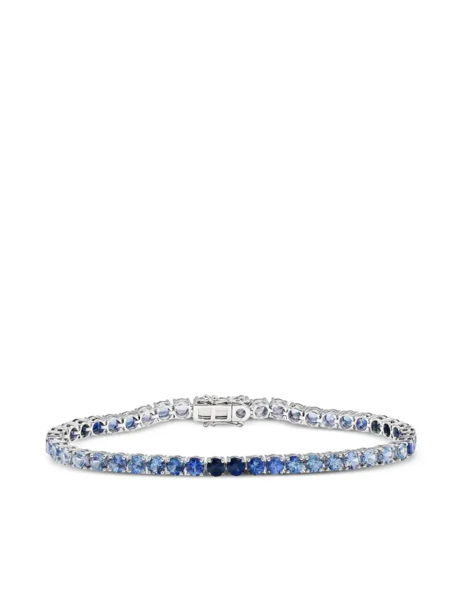 Ruchi New York Ruchi New York 18Kホワイトゴールド サファイア オンブレ テニスブレスレット - シルバーの商品画像