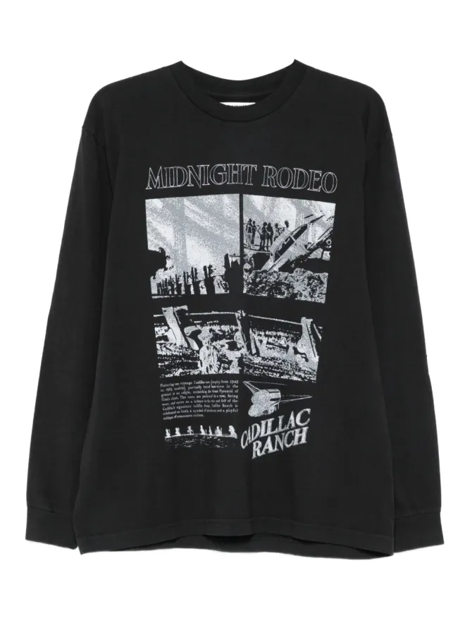 Midnight Rodeo MIDNIGHT RODEO グラフィック長袖Tシャツの商品画像
