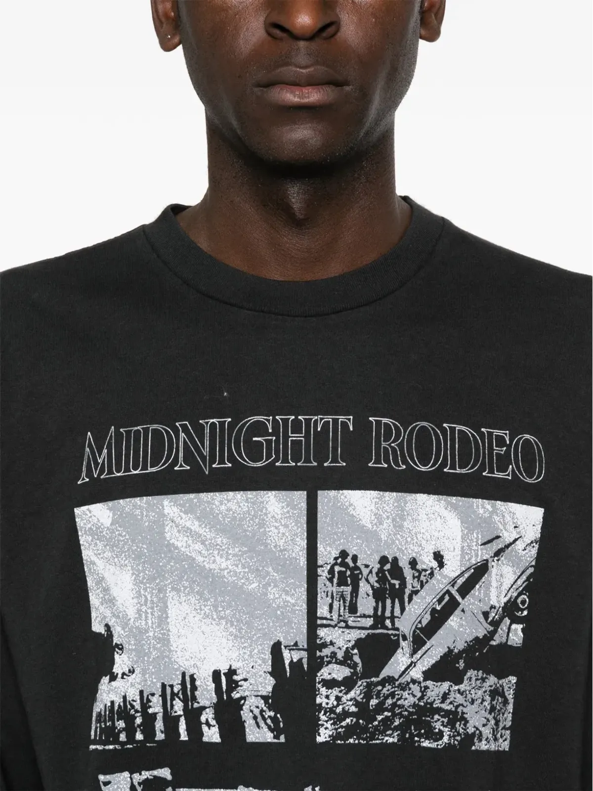 MIDNIGHT RODEO グラフィック長袖Tシャツ - 画像5