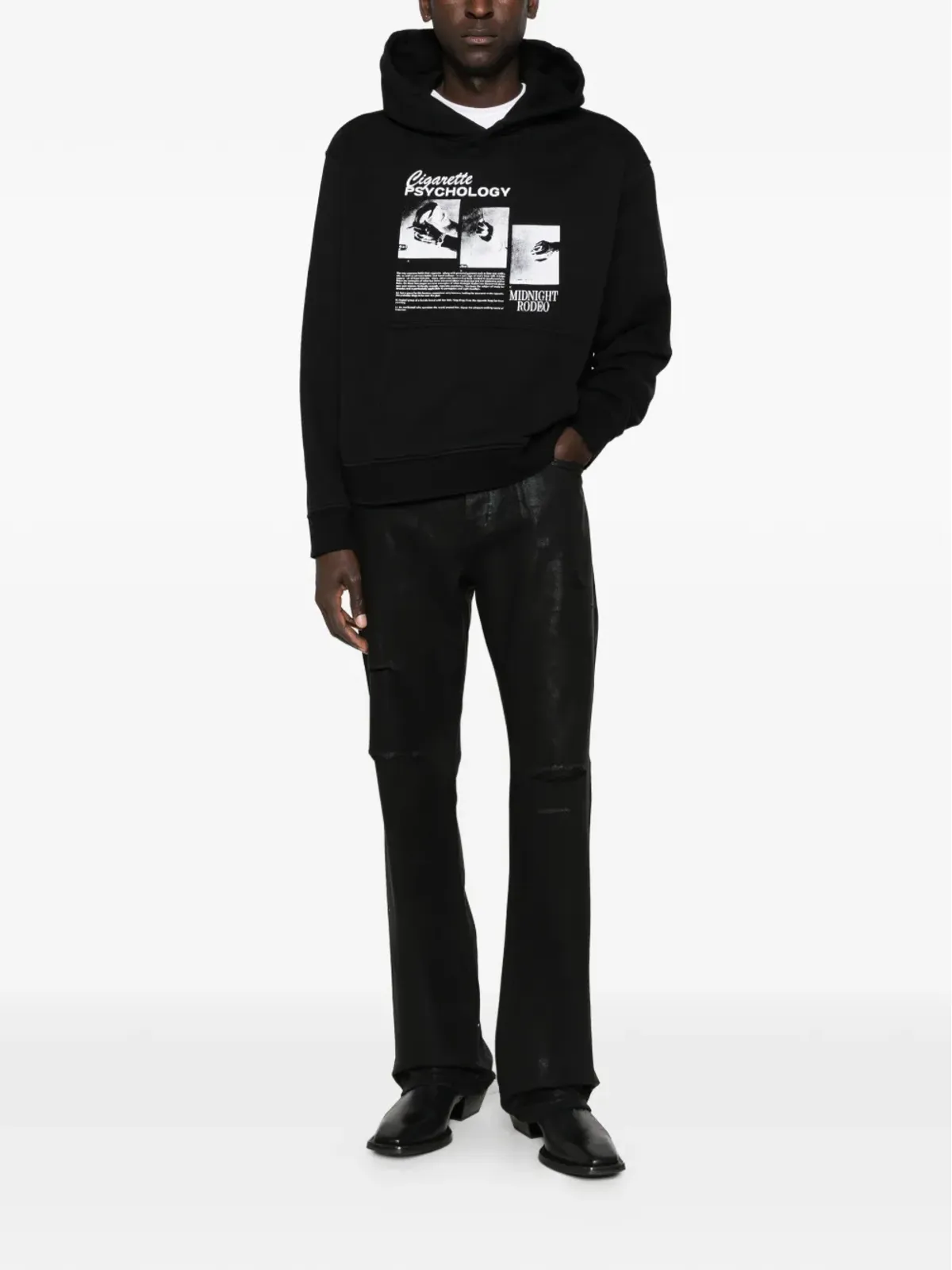 MIDNIGHT RODEO graphic hoodie - 画像2