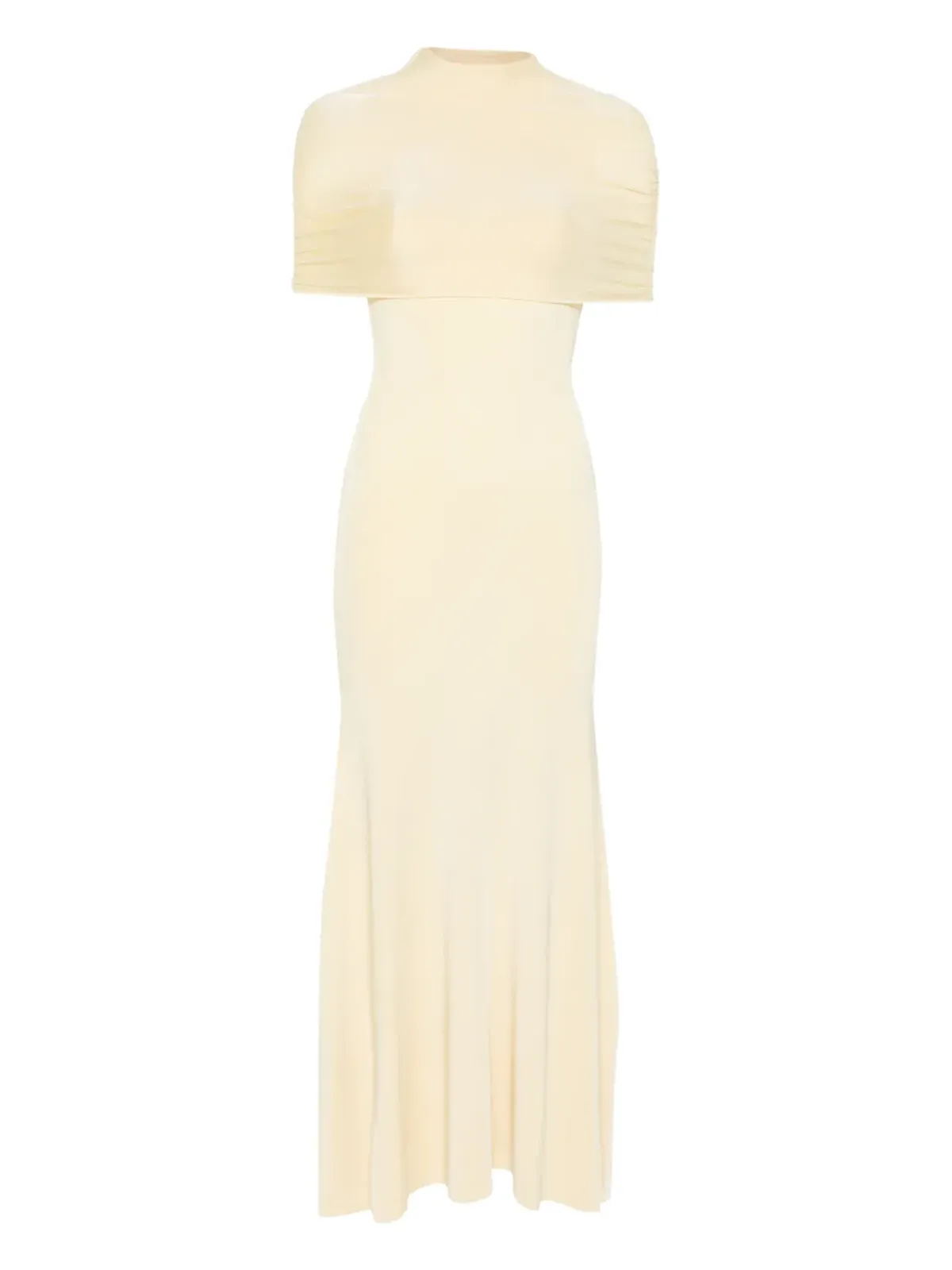 Roland Mouret カットアウト ミディドレス - イエロー - 画像1