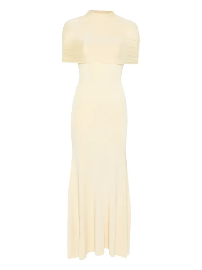 Roland Mouret Roland Mouret カットアウト ミディドレス - イエローの商品画像