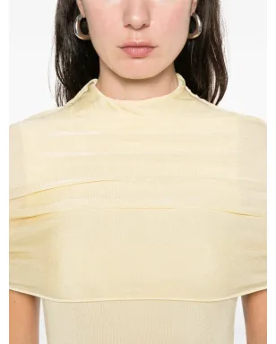 Roland Mouret カットアウト ミディドレス - イエロー - サムネイル5