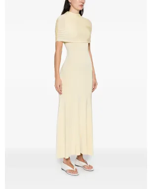 Roland Mouret カットアウト ミディドレス - イエロー - サムネイル3