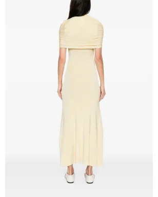 Roland Mouret カットアウト ミディドレス - イエロー - サムネイル4