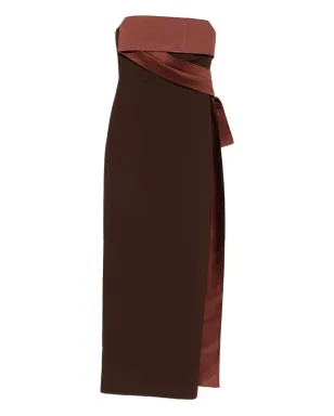 Roland Mouret ストラップレス・タイディテール・マキシドレス - サムネイル1