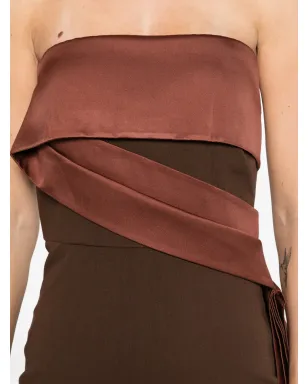 Roland Mouret ストラップレス・タイディテール・マキシドレス - サムネイル5