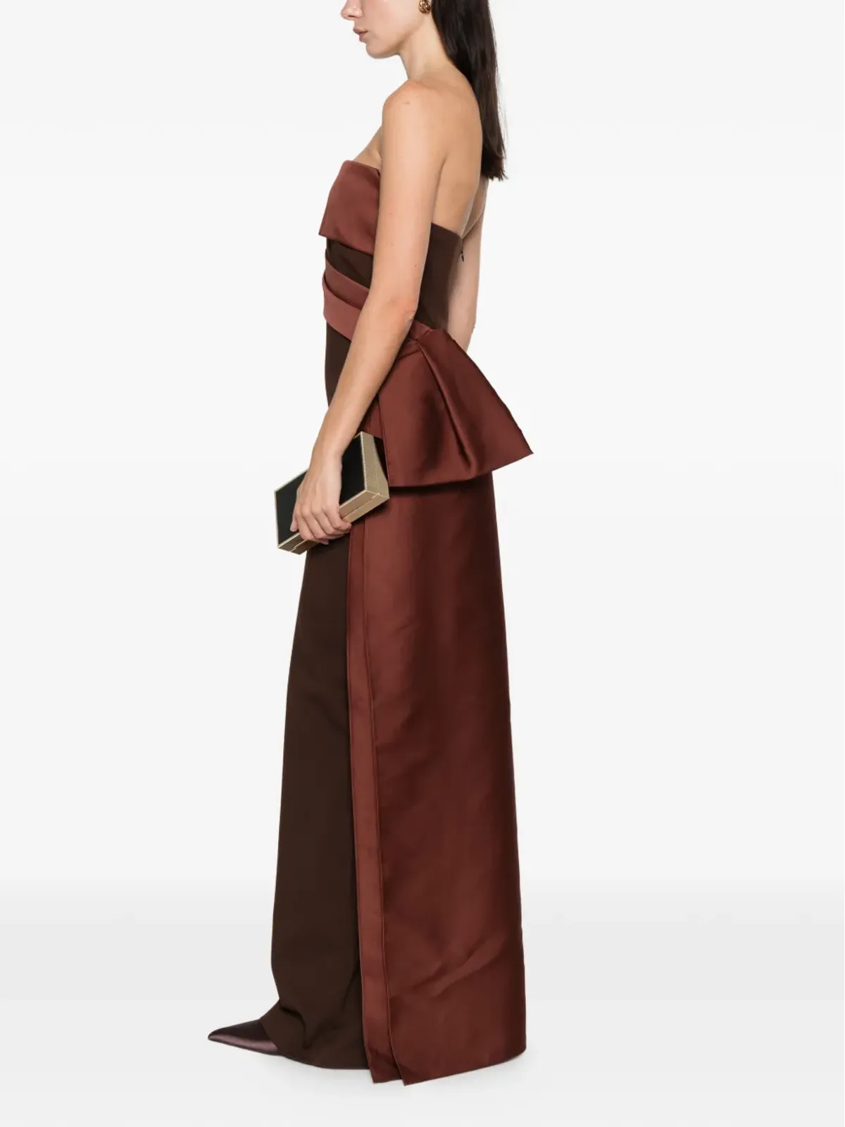 Roland Mouret ストラップレス・タイディテール・マキシドレス - 画像2
