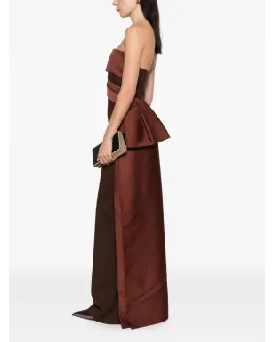 Roland Mouret ストラップレス・タイディテール・マキシドレス - サムネイル2