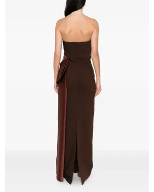 Roland Mouret ストラップレス・タイディテール・マキシドレス - サムネイル4