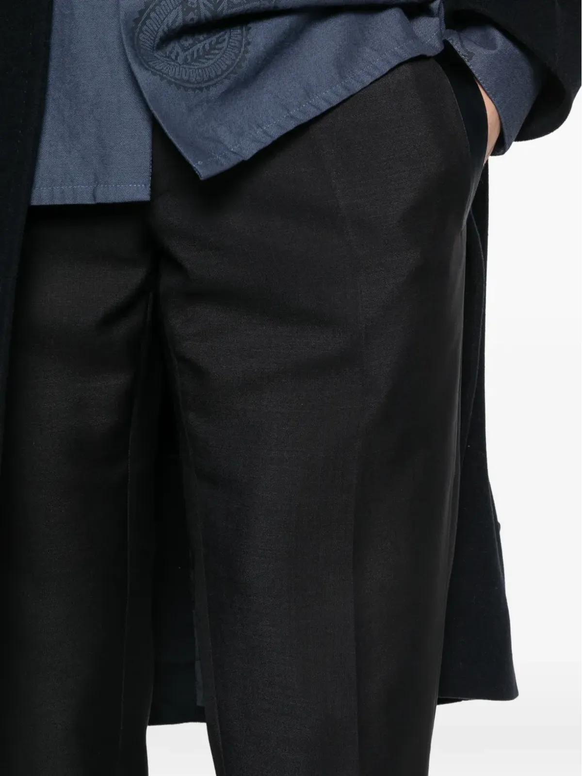 Prada ビンテージ 2000年代 テーラードパンツ - ブルー - 画像5