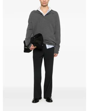 Gucci ビンテージ 2000年代 ウールパンツ - グレー - サムネイル2
