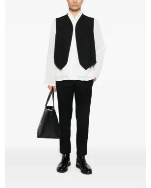 Prada ビンテージ 2000年代ストライプパンツ ブラック - サムネイル2