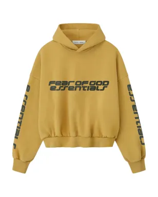 FEAR OF GOD ESSENTIALS プリント入りフリースフーディー - イエロー - サムネイル1
