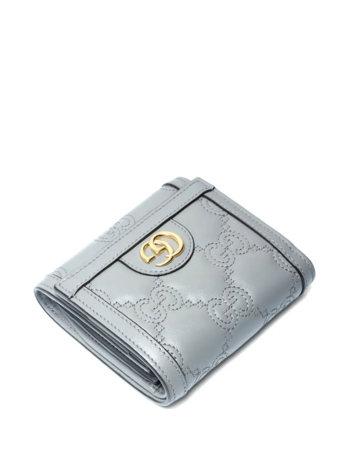 Gucci ビンテージ 2015-2020 GGキルト ウォレット - グレー - 画像2