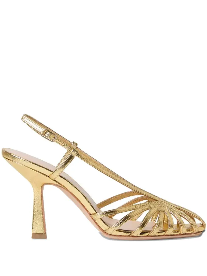 Loeffler Randall Loeffler Randall アレクサンドラ ストラップサンダル（ゴールド）の商品画像