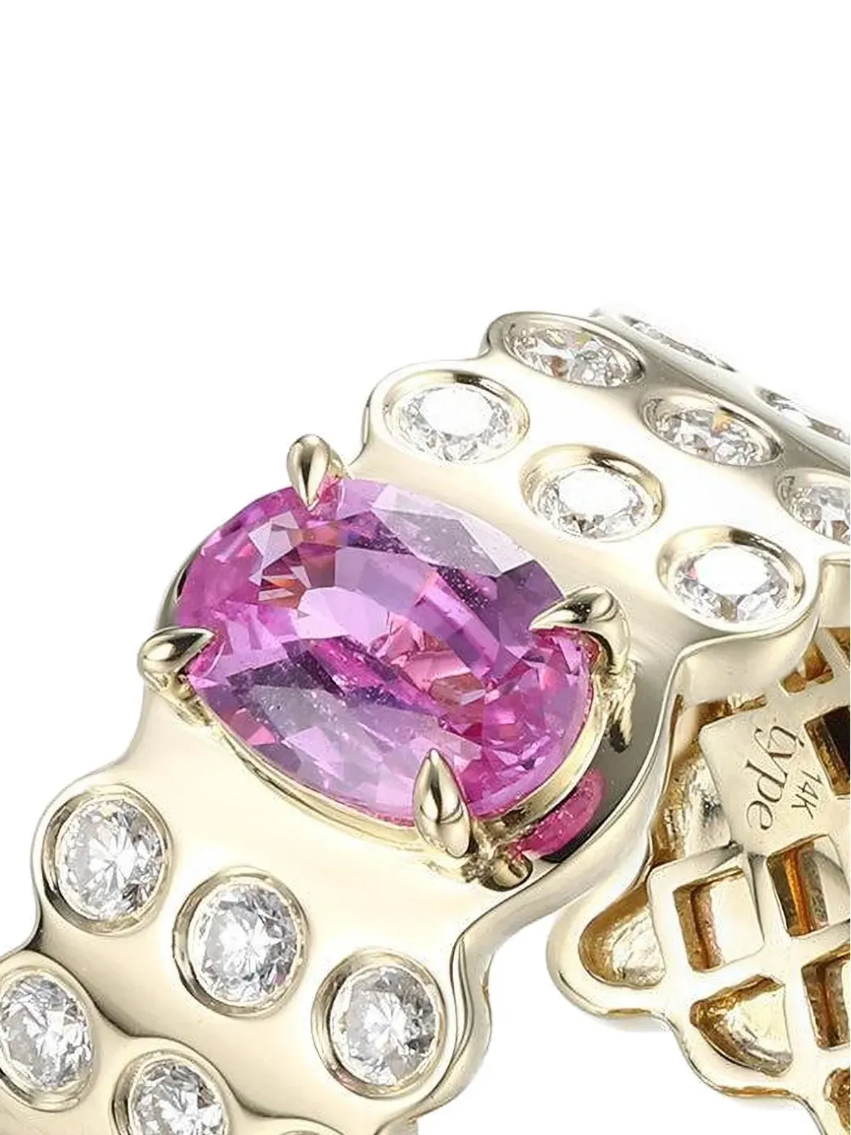 Type Jewelry Leggo 2.0 サファイアとダイヤモンドのリング - 画像2