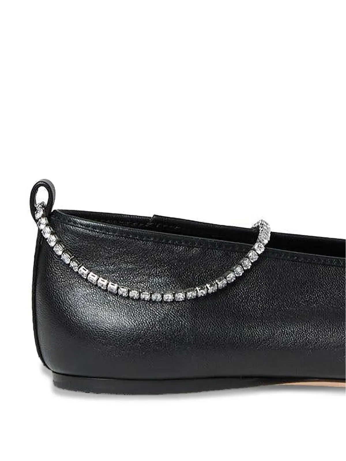 Loeffler Randall エメリー クリスタルストラップ バレエフラット - 画像2