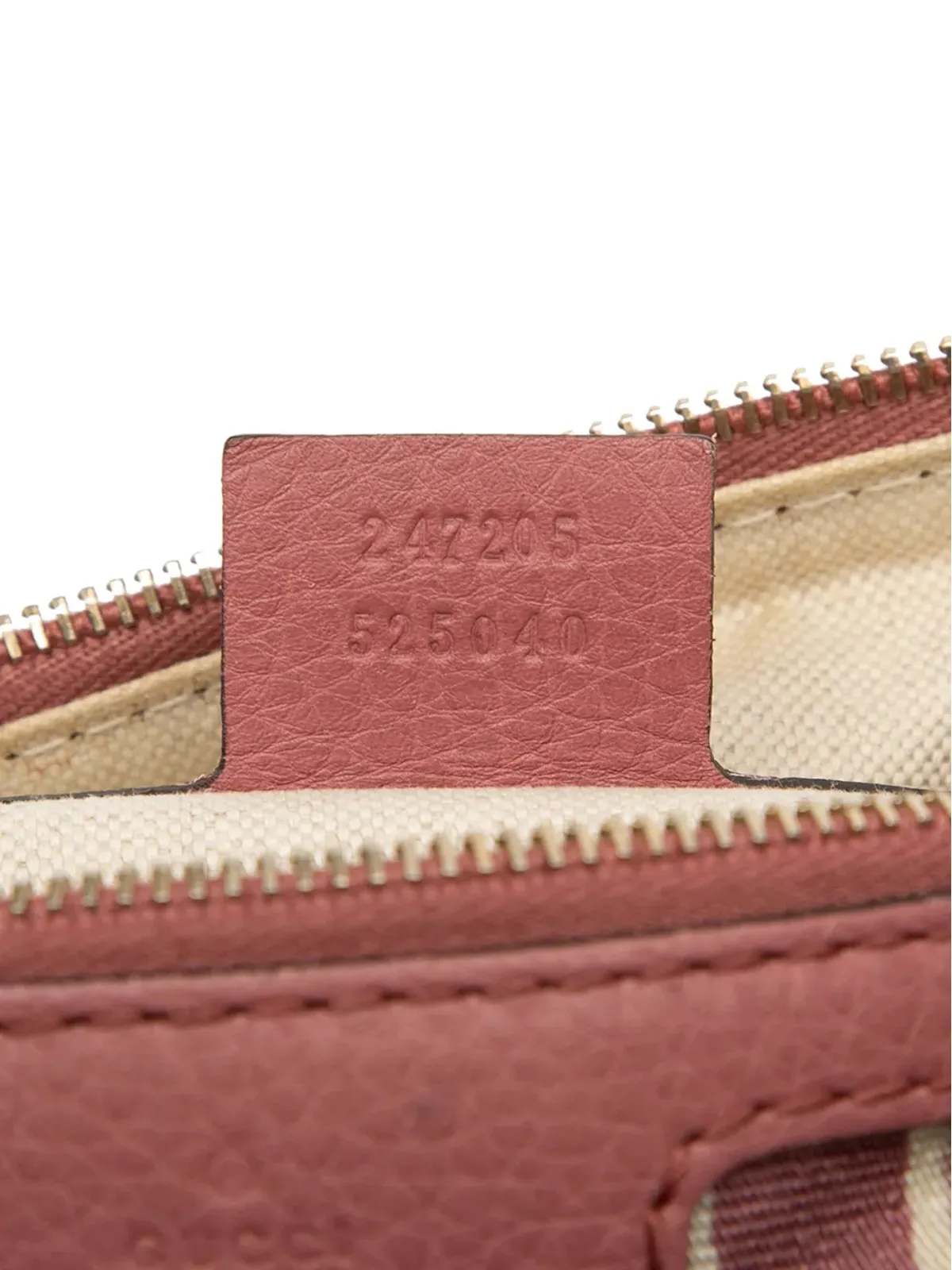 Gucci ビンテージ 2000-2015 カーフスキン・ウェブ ジョイ ボストンバッグ ピンク - 画像4