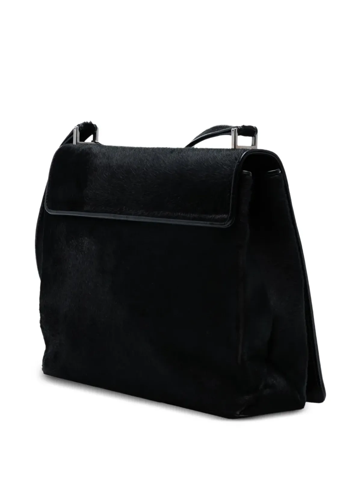 Gucci ビンテージ 20th Century Pony Hair ショルダーバッグ - ブラック - 画像3