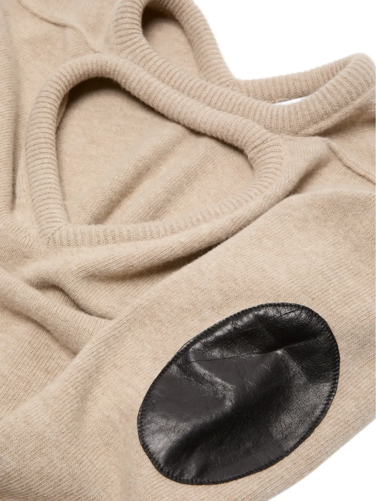 Acne Studios 肘パッチVネックセーター - 画像5