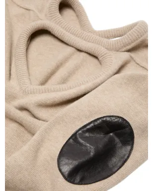 Acne Studios 肘パッチVネックセーター - サムネイル5