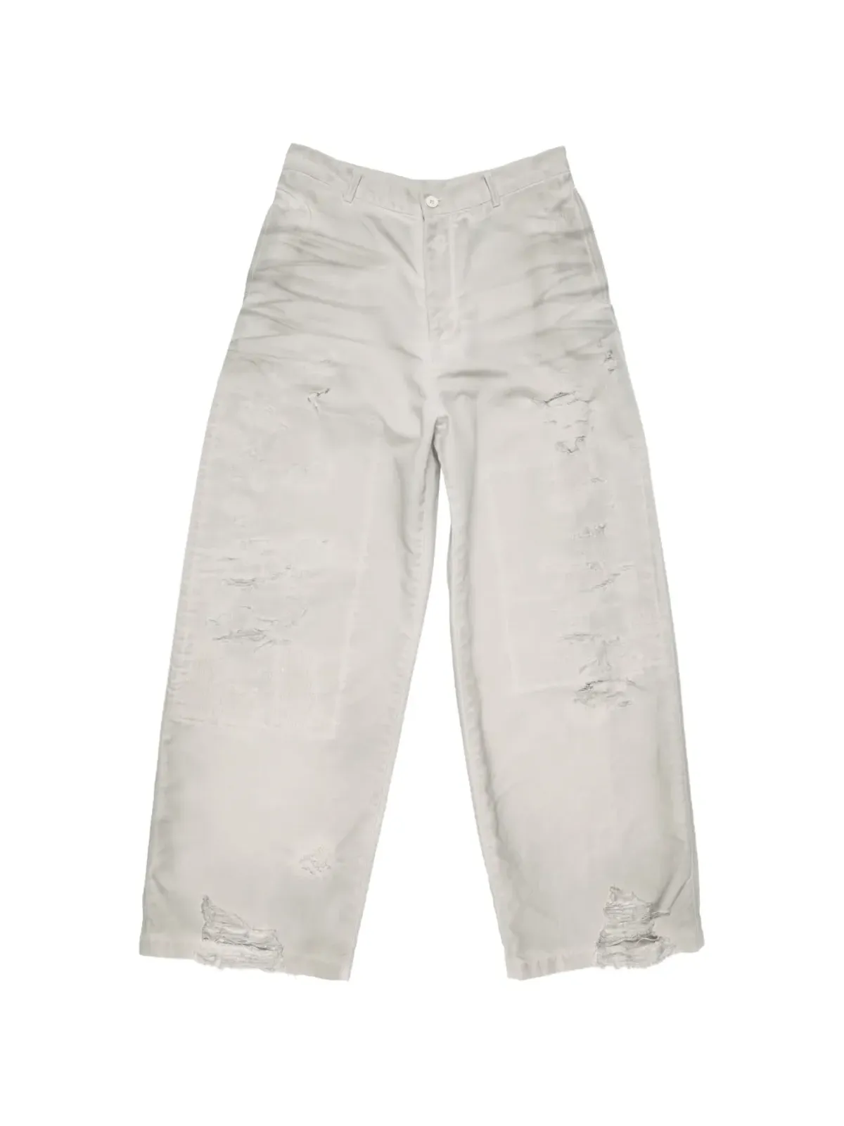 Acne Studios Mended distressed jeans - Neutrals - 画像1