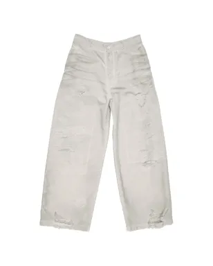 Acne Studios Mended distressed jeans - Neutrals - サムネイル1