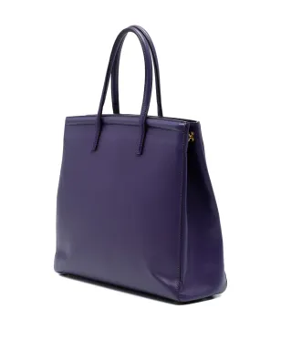 Prada ビンテージ 2000-2025 サフィアーノ・Lux サッチェル パープル - サムネイル2