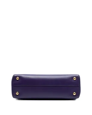 Prada ビンテージ 2000-2025 サフィアーノ・Lux サッチェル パープル - サムネイル3