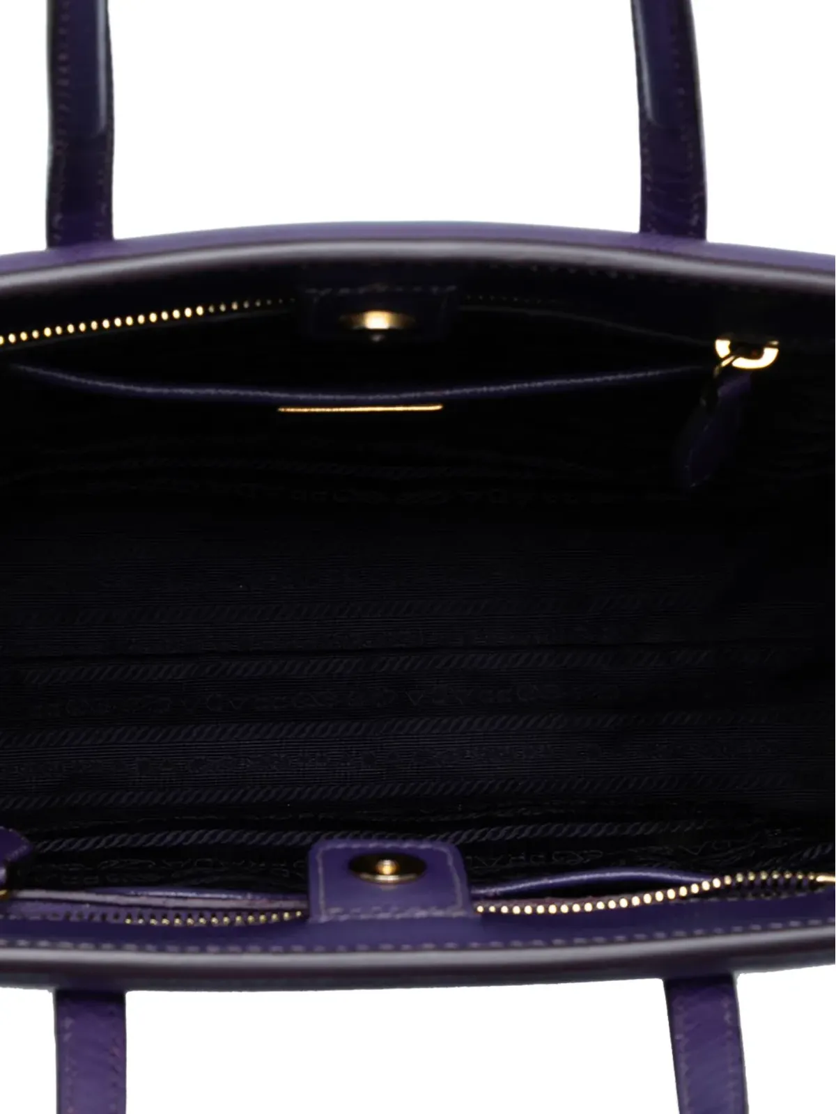 Prada ビンテージ 2000-2025 サフィアーノ・Lux サッチェル パープル - 画像4