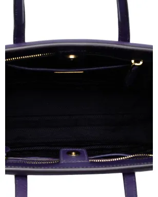 Prada ビンテージ 2000-2025 サフィアーノ・Lux サッチェル パープル - サムネイル4