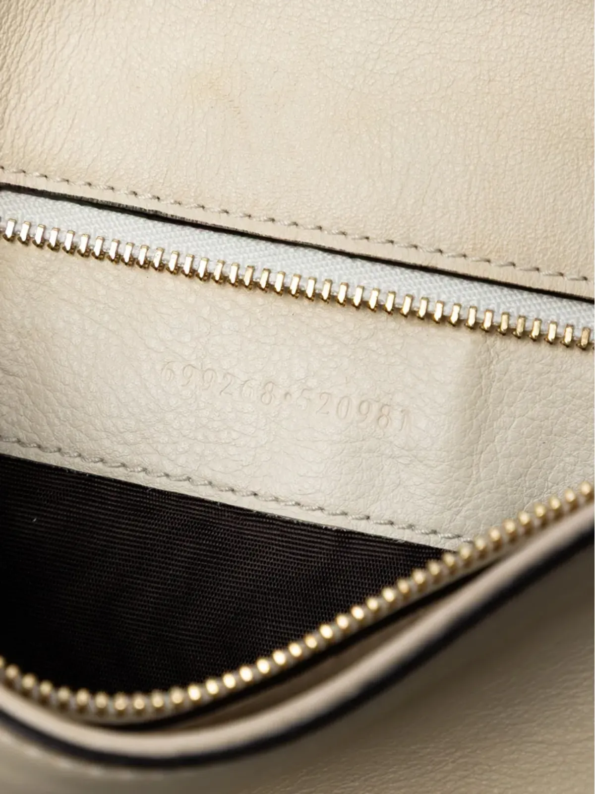Gucci ビンテージ 2016-2025 カーフレザー ブロンディー チェーン サッチェル ホワイト - 画像4