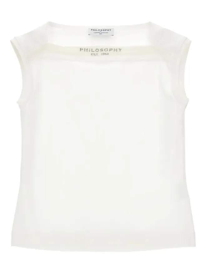 Philosophy Di Lorenzo Serafini Kids Philosophy Di Lorenzo Serafini Kids ロゴプリントトップスの商品画像