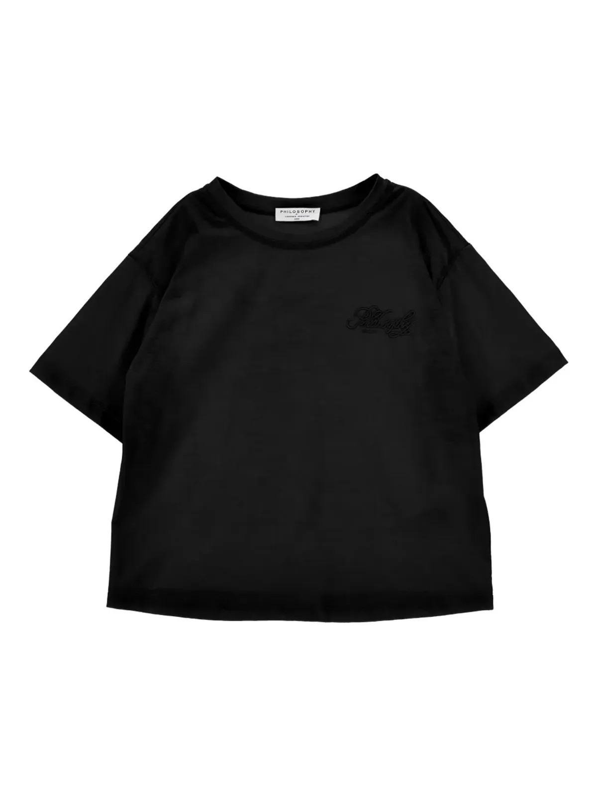 Philosophy Di Lorenzo Serafini Kids ロゴ刺繍Tシャツ - 画像1