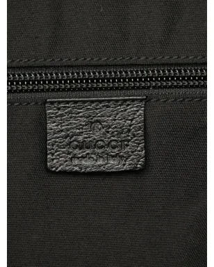 Gucci ビンテージ 2000-2015 GGキャンバス ウェブ トラベルバッグ - ブラック - サムネイル5