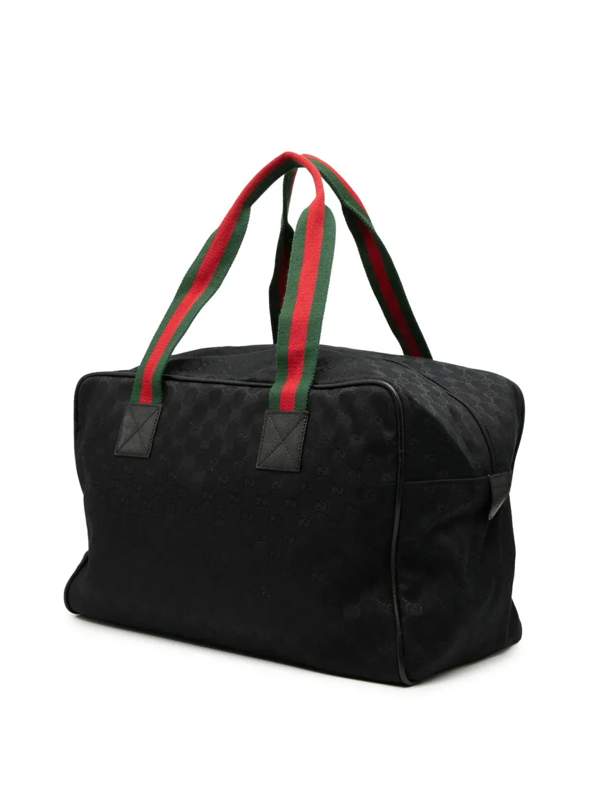 Gucci ビンテージ 2000-2015 GGキャンバス ウェブ トラベルバッグ - ブラック - 画像3