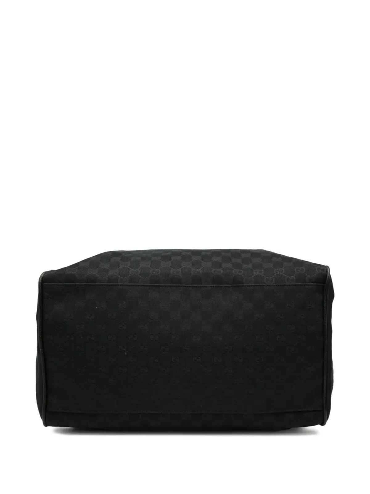 Gucci ビンテージ 2000-2015 GGキャンバス ウェブ トラベルバッグ - ブラック - 画像4