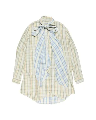 Acne Studios チェック柄アシンメトリックシャツ - サムネイル1