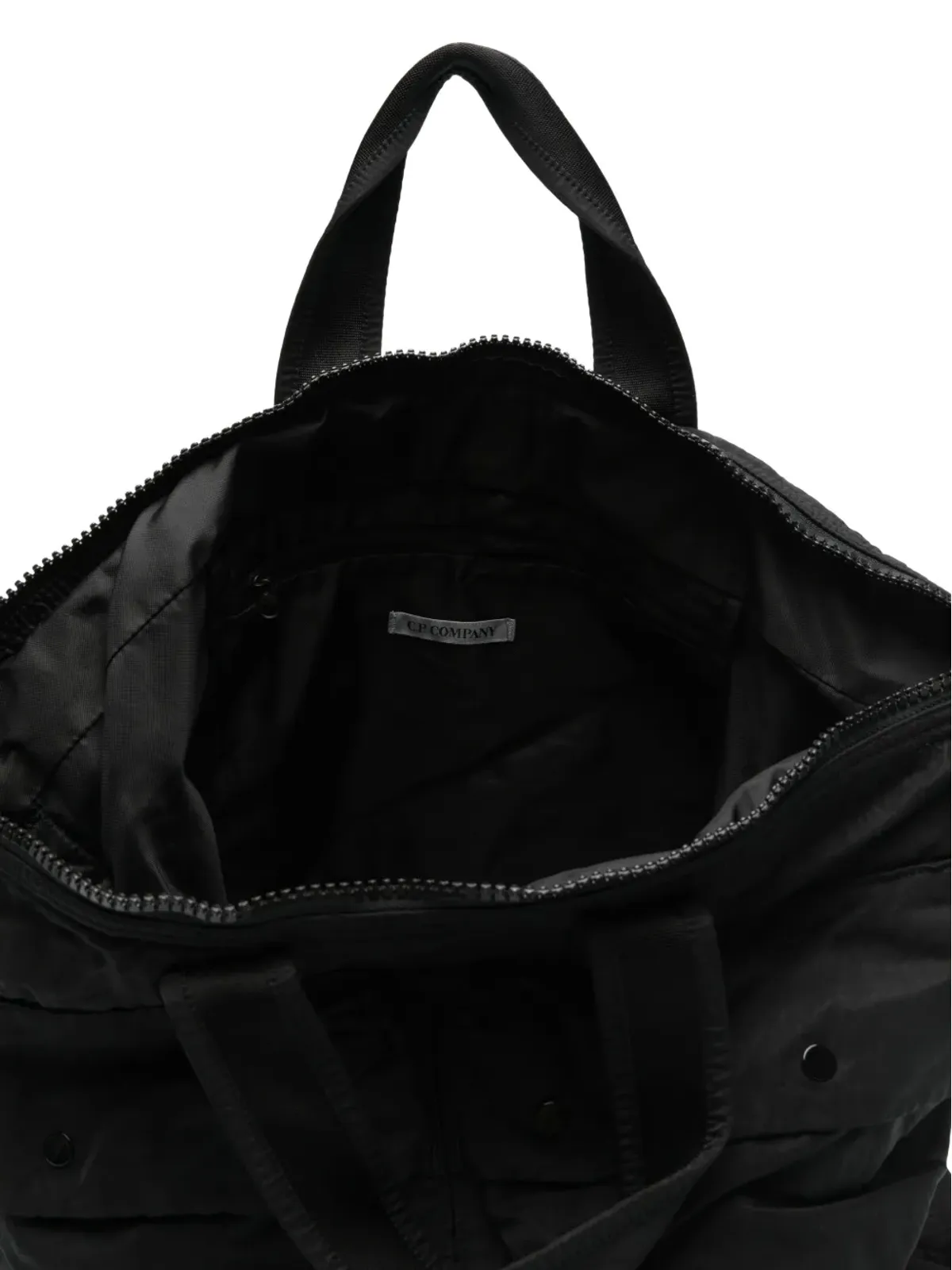C.P. Company ジップナイロン製トートバッグ ブラック - 画像5