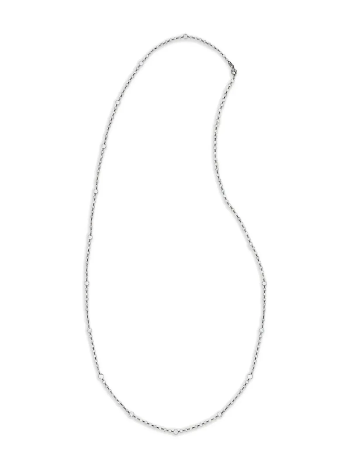 Jewels Aficionado 18Kホワイトゴールド ダイヤモンド チェーンネックレス - 画像1