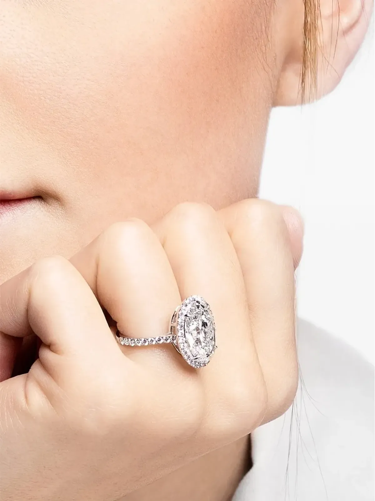 Jewels Aficionado 18Kホワイトゴールド ダイヤモンド リング - 画像5