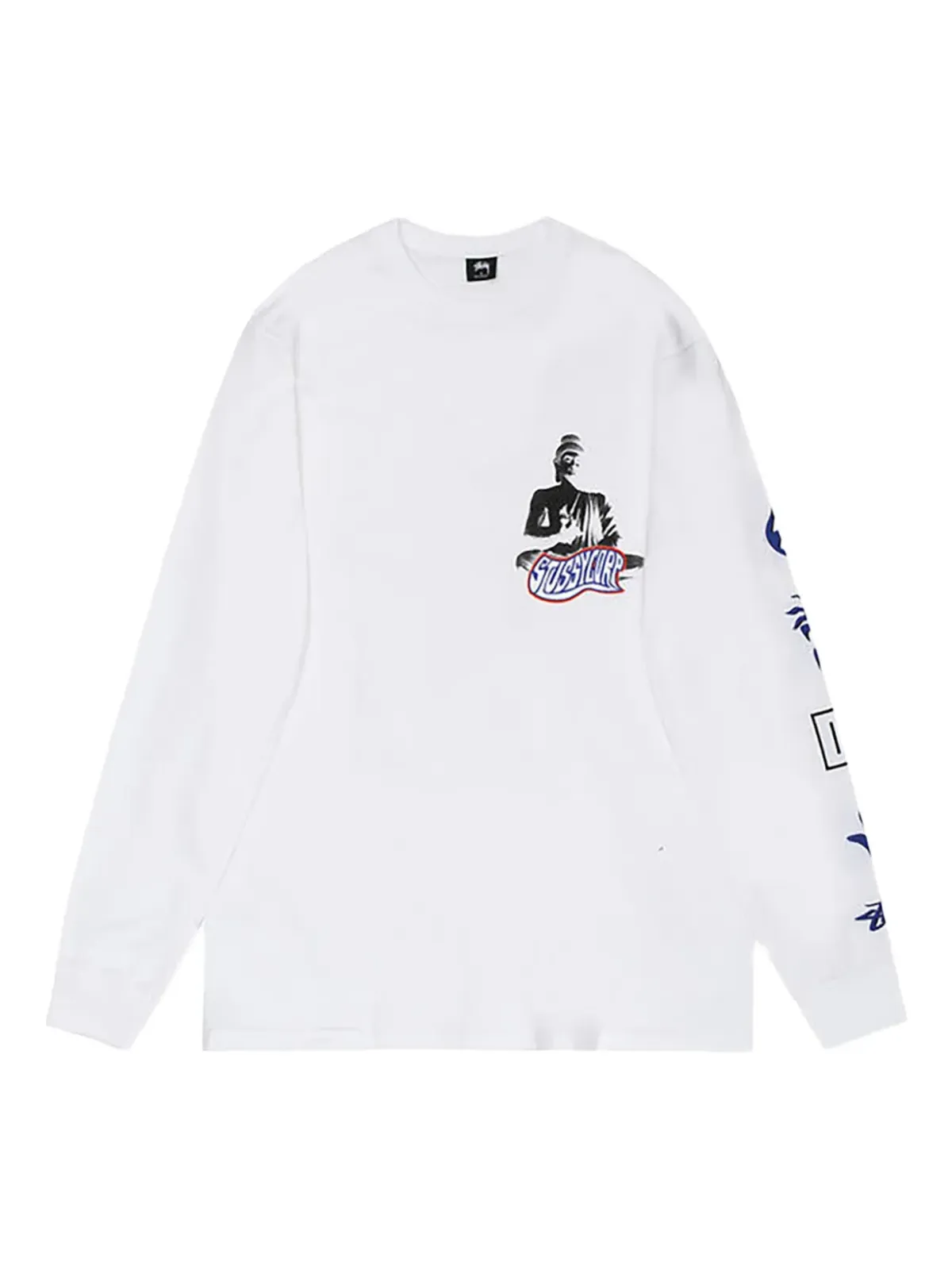 Stüssy 仏頭の長袖Tシャツ - 画像1
