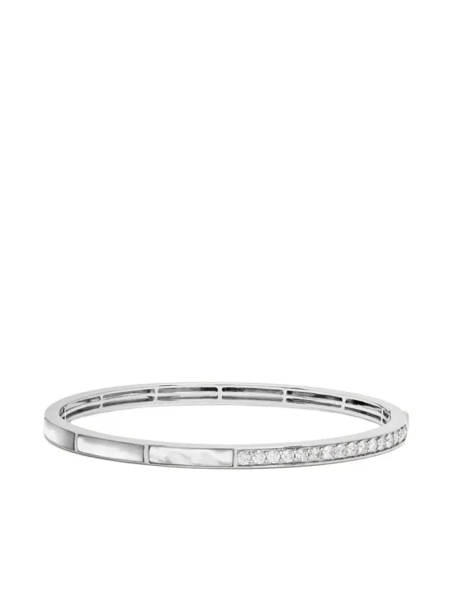 Jewels Aficionado Jewels Aficionado 18Kホワイトゴールド ダイヤモンド マザーオブパール ブレスレットの商品画像