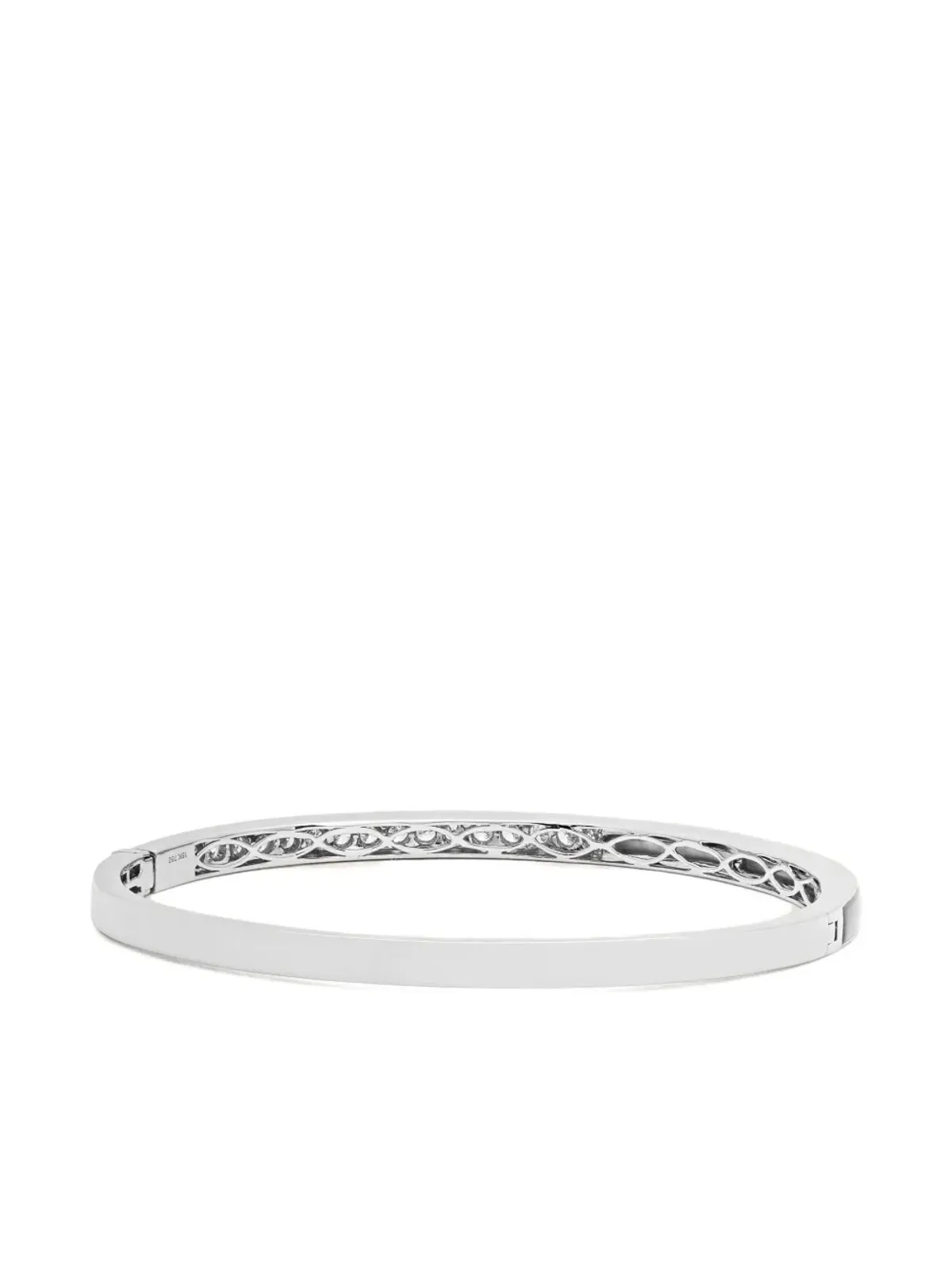 Jewels Aficionado 18Kホワイトゴールド ダイヤモンド マザーオブパール ブレスレット - 画像4