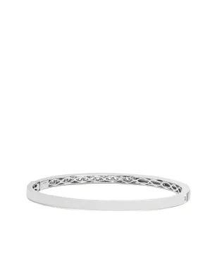 Jewels Aficionado 18Kホワイトゴールド ダイヤモンド マザーオブパール ブレスレット - サムネイル4