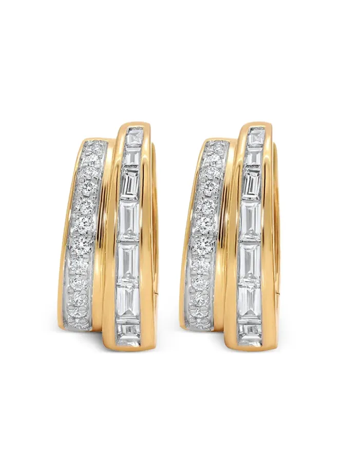 Sara Weinstock Sara Weinstock 18K イエローゴールド パプア ダイヤモンド イヤリングの商品画像